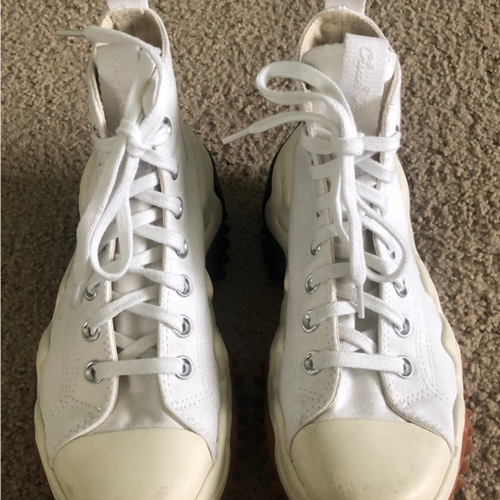 White High-Top Sneakers